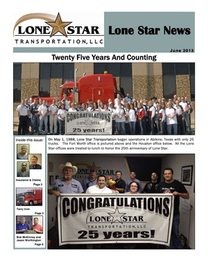 Lone Star Newsletter