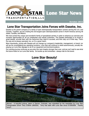 Lone Star Newsletter