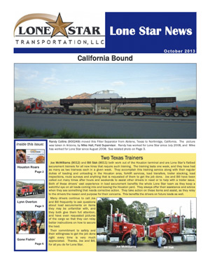 Lone Star Newsletter