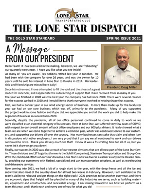 Lone Star Newsletter Spring 2021