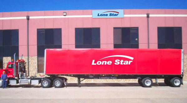 Lone Star Transportation truck and trailer